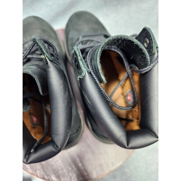 Timberland Mens 6-Inch Waterproof Premium Leather Boots Size 6 Black - Picture 8 of 10